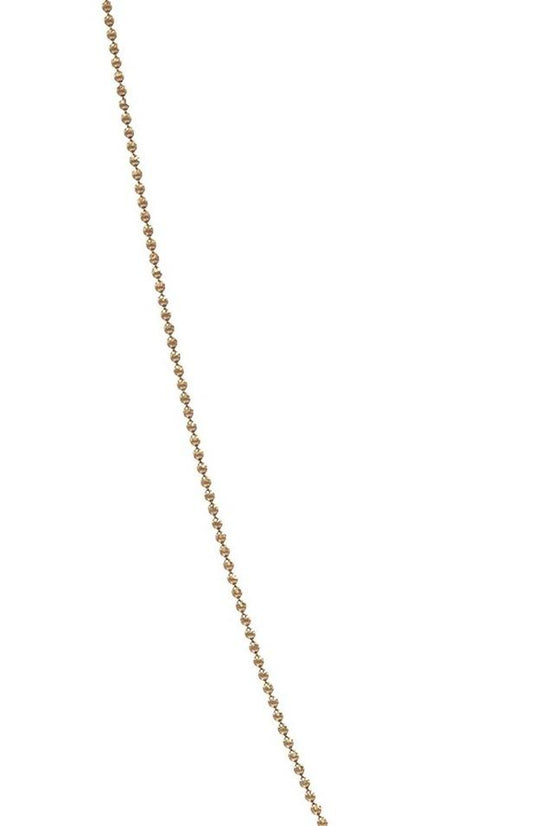 18k Gold Chain with Beads