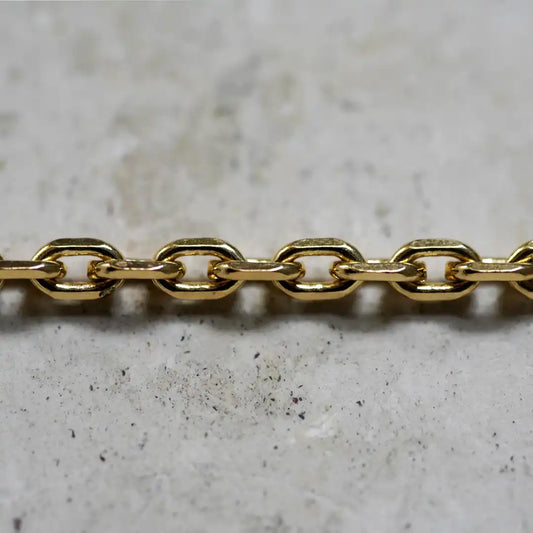 18k Gold Prism Chain