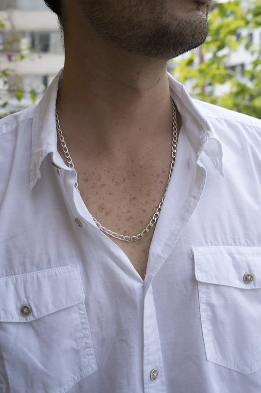 Men's Silver Link Chain