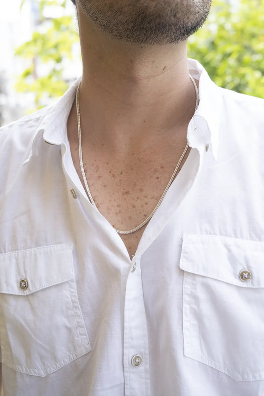 Cadena de Plata Espiga