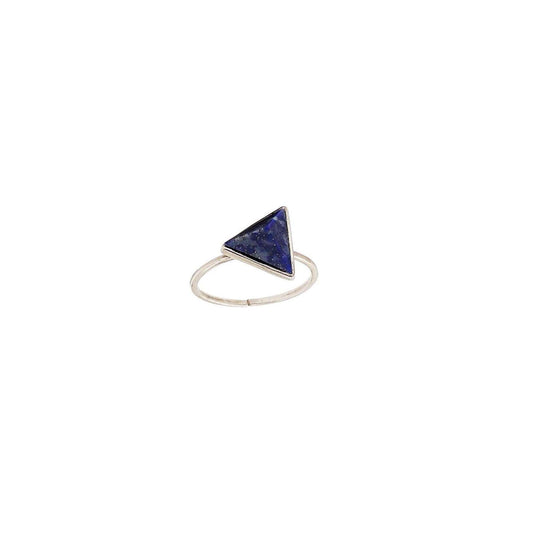 Pyramid Sterling Silver Ring